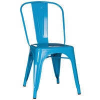 STUHL  in Stahl Metall  - Hellblau, Basics, Metall (44/84/54cm) - MID.YOU