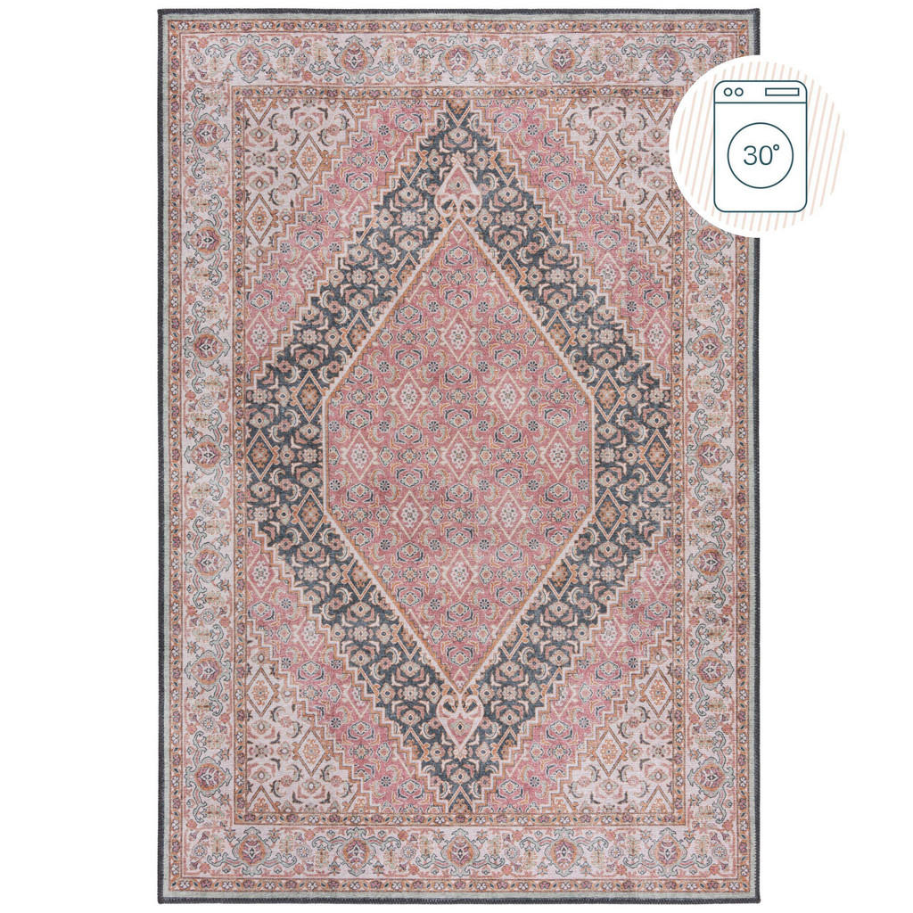 Flair Rugs TKANÝ KOBEREC, 152/230 cm ružová