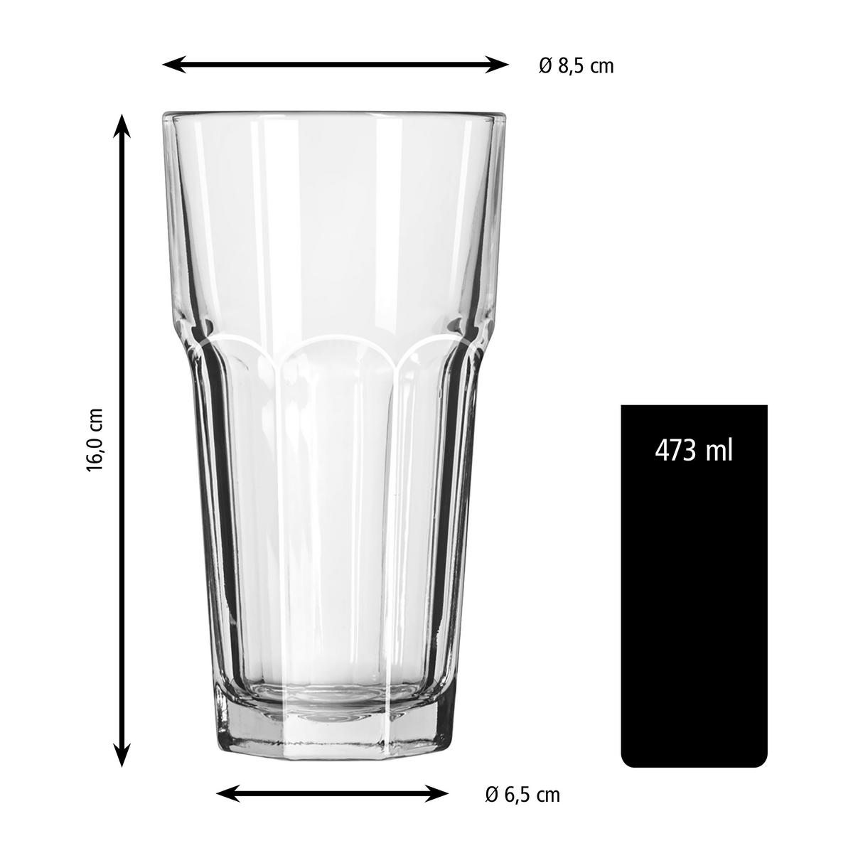 GLÄSERSET GIBRALTAR  12-teilig  - Klar, Basics, Glas (8,5/16cm)