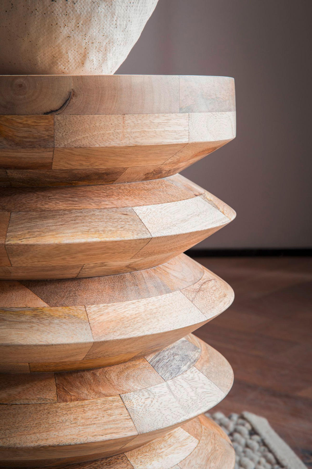 BEISTELLTISCH in Holz 35/35/45 cm  - Braun, Design, Holz (35/35/45cm) - Livetastic