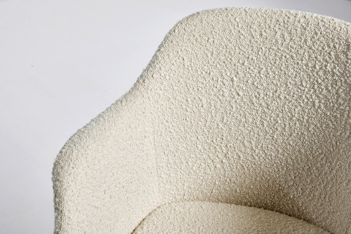 DREHSTUHL Webstoff Goldfarben  - Goldfarben, MODERN, Kunststoff/Textil (56,5/59/78-87cm) - Livetastic