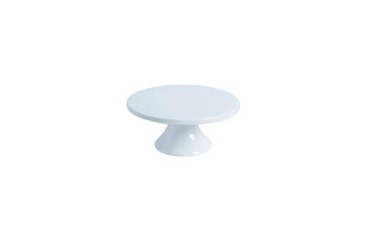 TORTENPLATTE  21,3 cm  - Weiss, Konventionell, Keramik (21,3cm) - Van Well