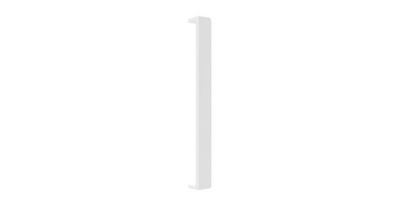 MÖBELGRIFF System Unit Weiß - Weiß, Metall (20/2,4/1,8cm) - Hom`in