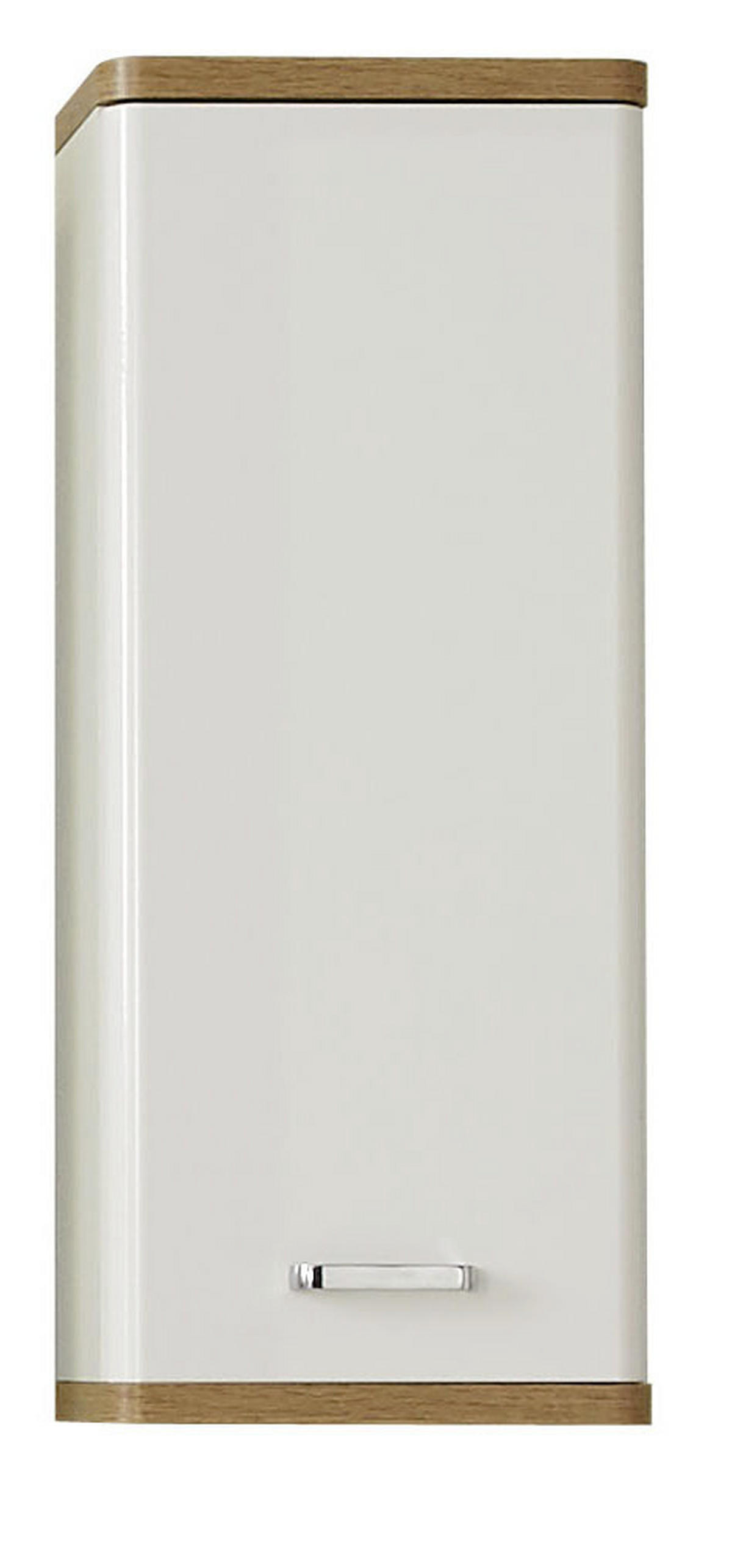 HÄNGESCHRANK 30/70/20 cm  - Chromfarben/Weiss, Konventionell, Glas/Holzwerkstoff (30/70/20cm) - Xora