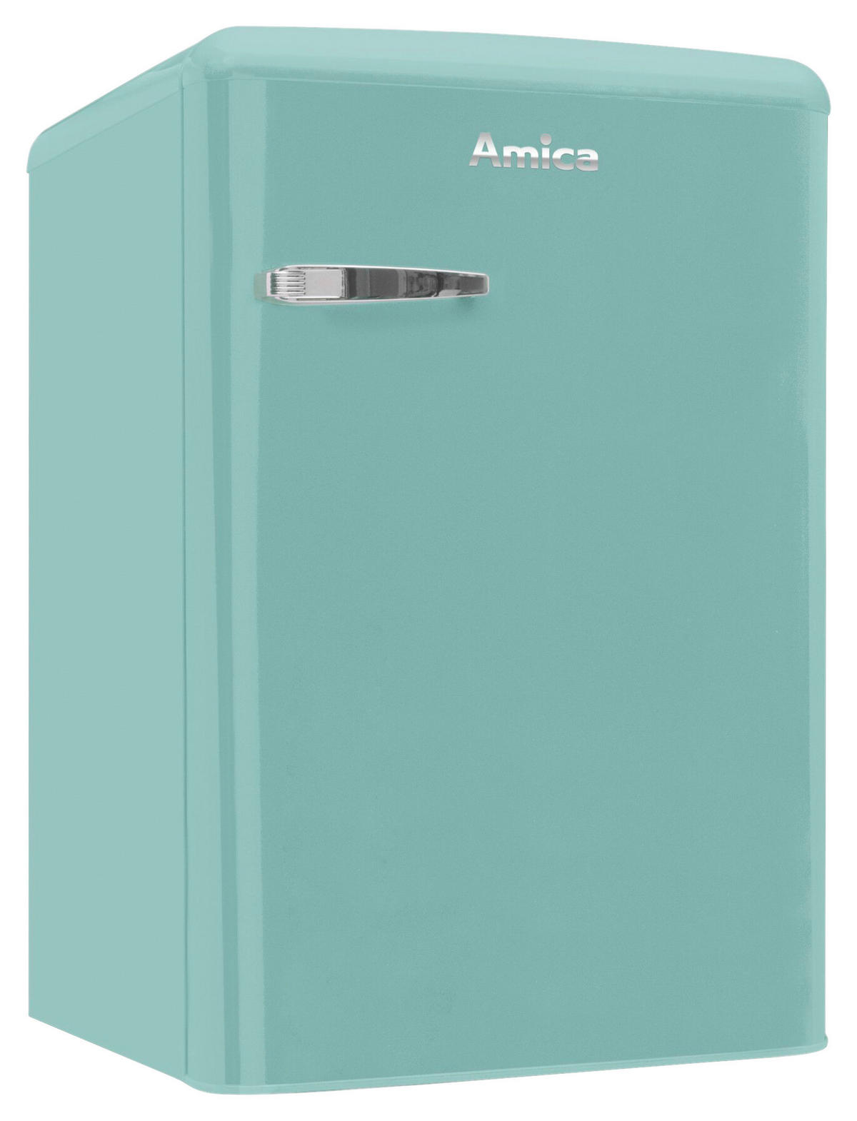 KÜHLSCHRANK 55/86/61,5 cm VKS15622-1T  - Türkis, Basics, Glas/Metall (55/86/61,5cm) - Amica