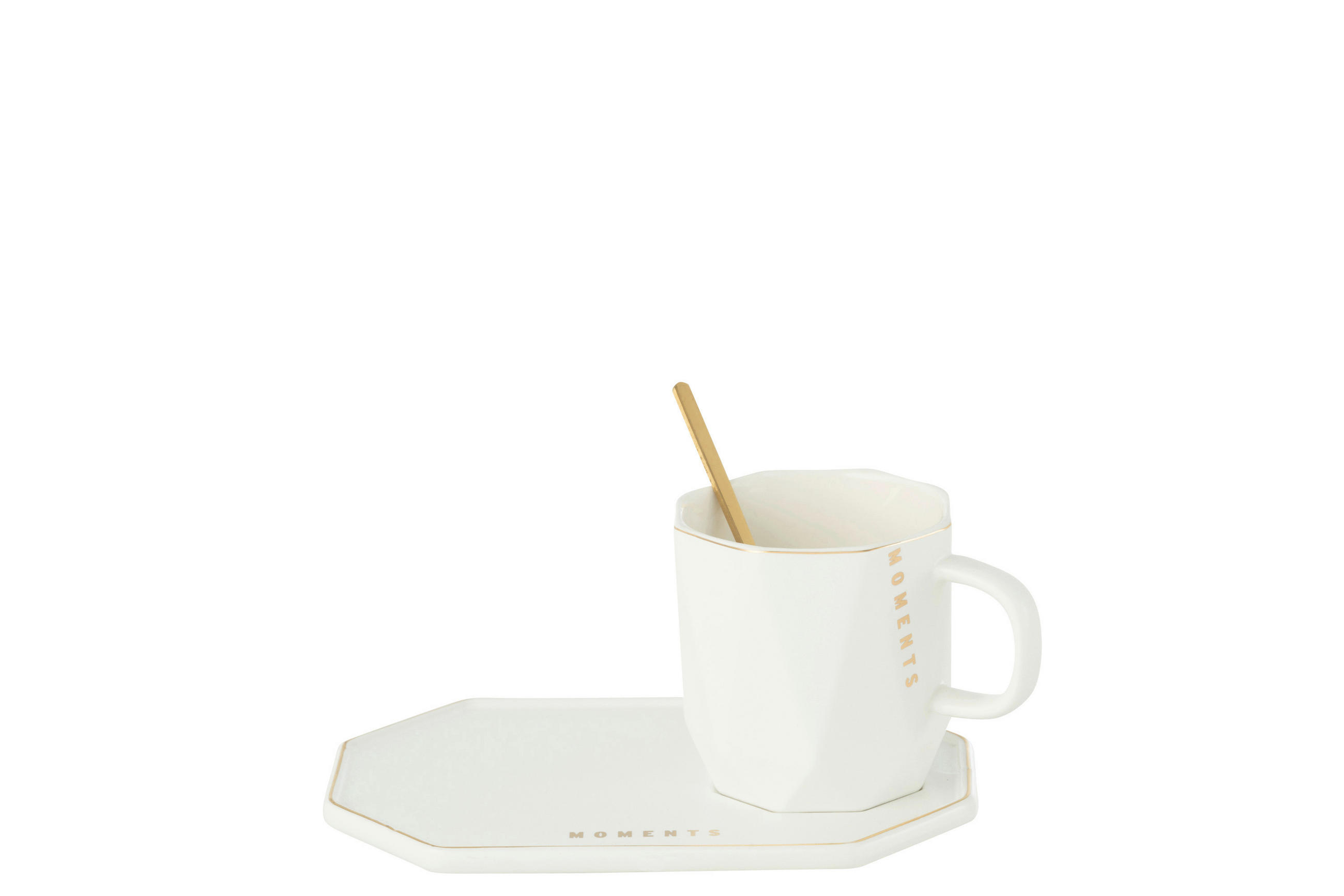 BECHER  - Weiss, Basics, Keramik (17,8/12,2/8cm) - Ambia Home
