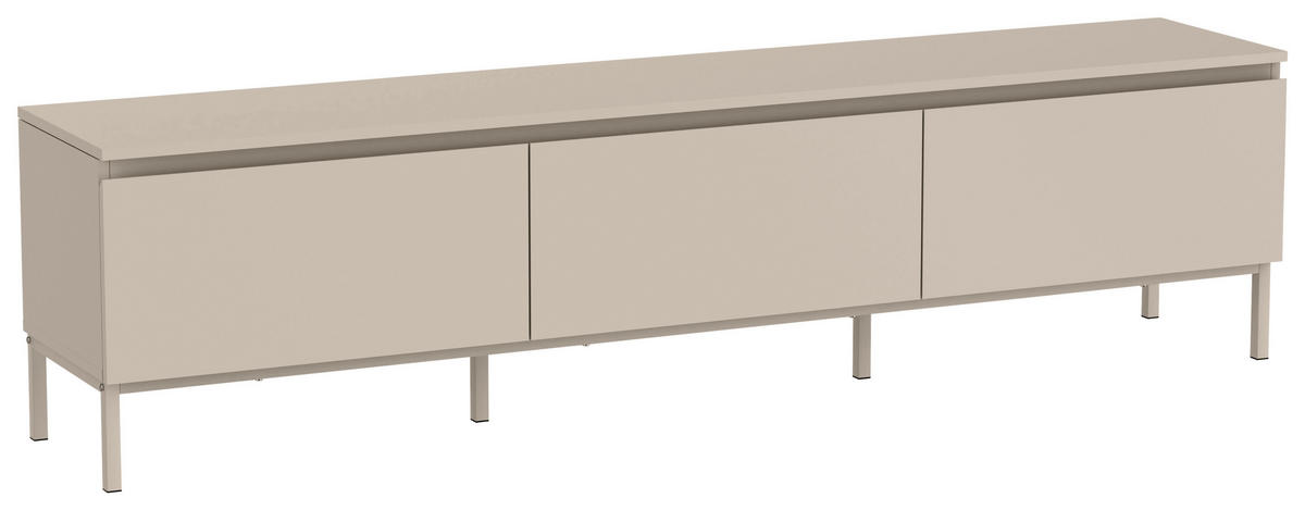 TV-BÄNK  i 180/46/35 cm  - kashmir, Design, metall/trämaterial (180/46/35cm) - home24