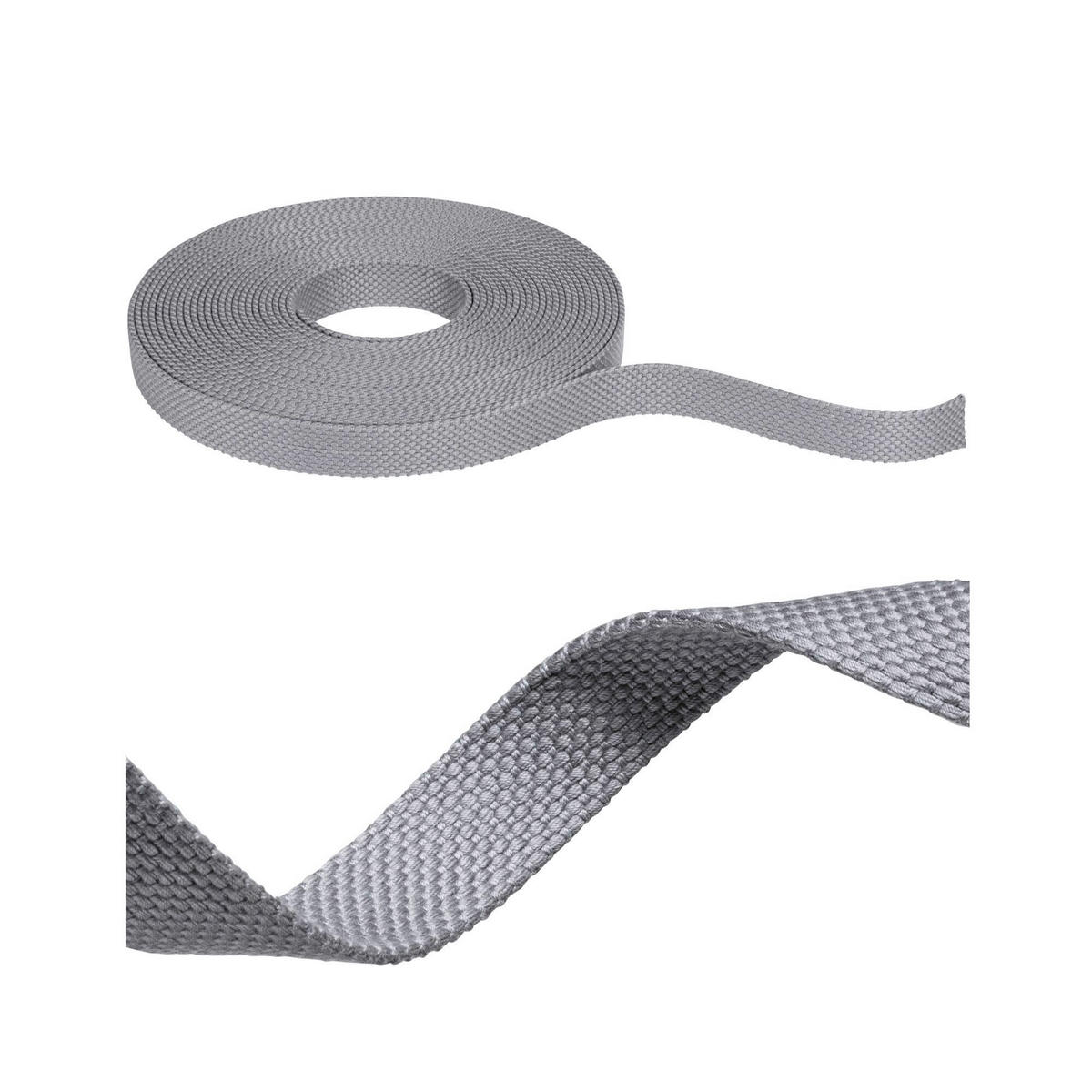 SPANNSEIL   - Grau, Basics, Textil/Metall (2,1/1000cm) - Paulmann