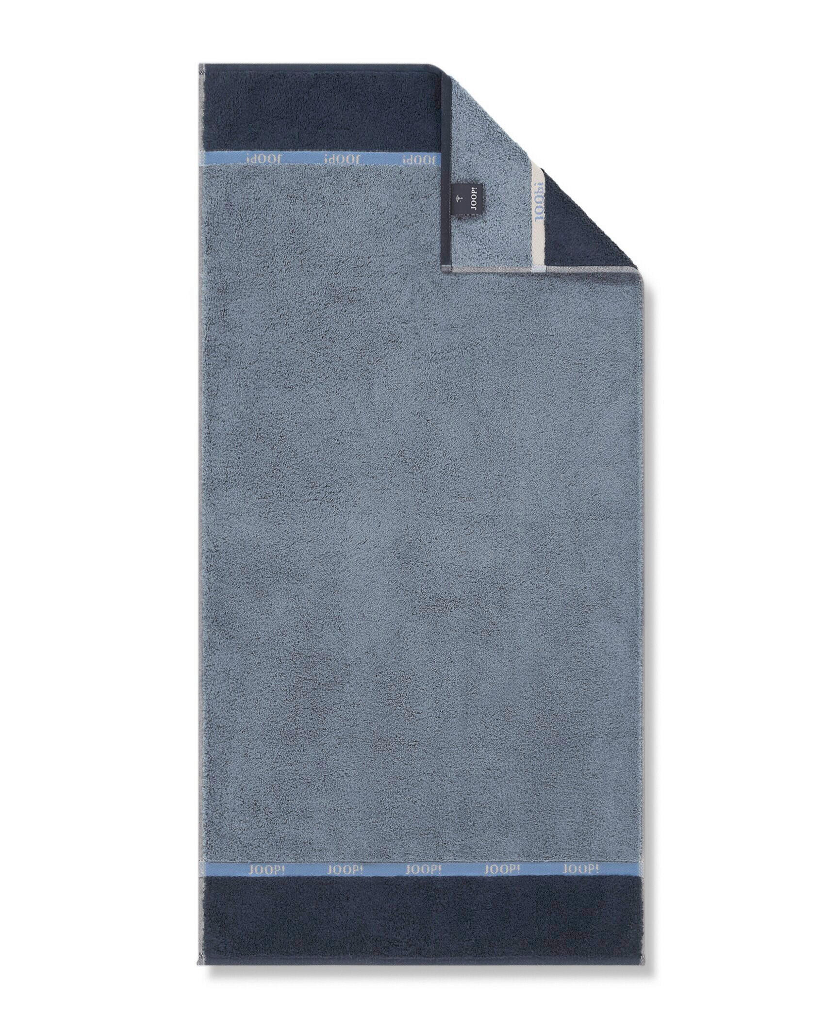 HANDTUCH LINES LOGOGRAM Blau  - Blau, Basics, Textil (50/100cm) - Joop!