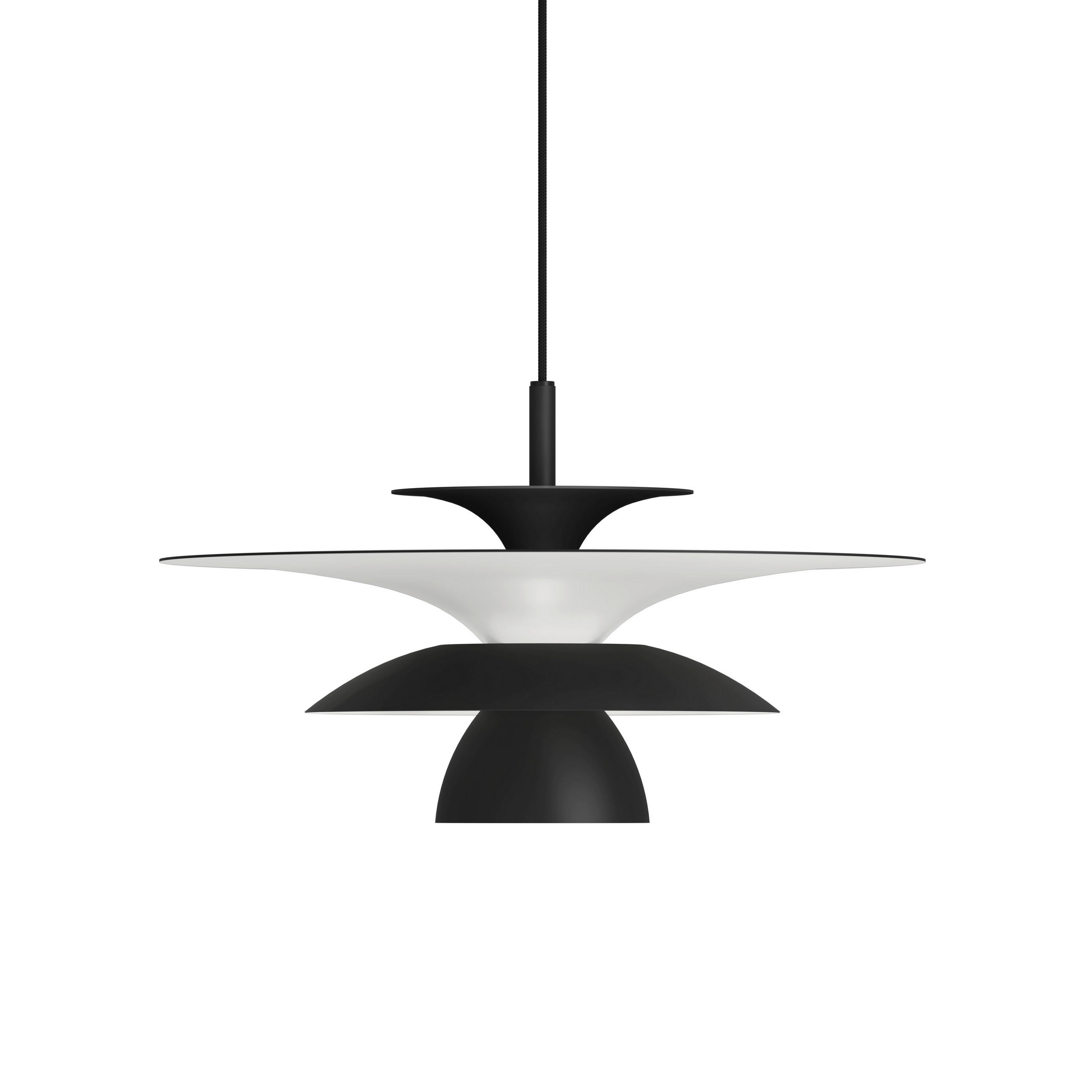 HÄNGLAMPA Picasso 38/16,5 cm  - svart, Design, metall (38/16,5cm) - Belid