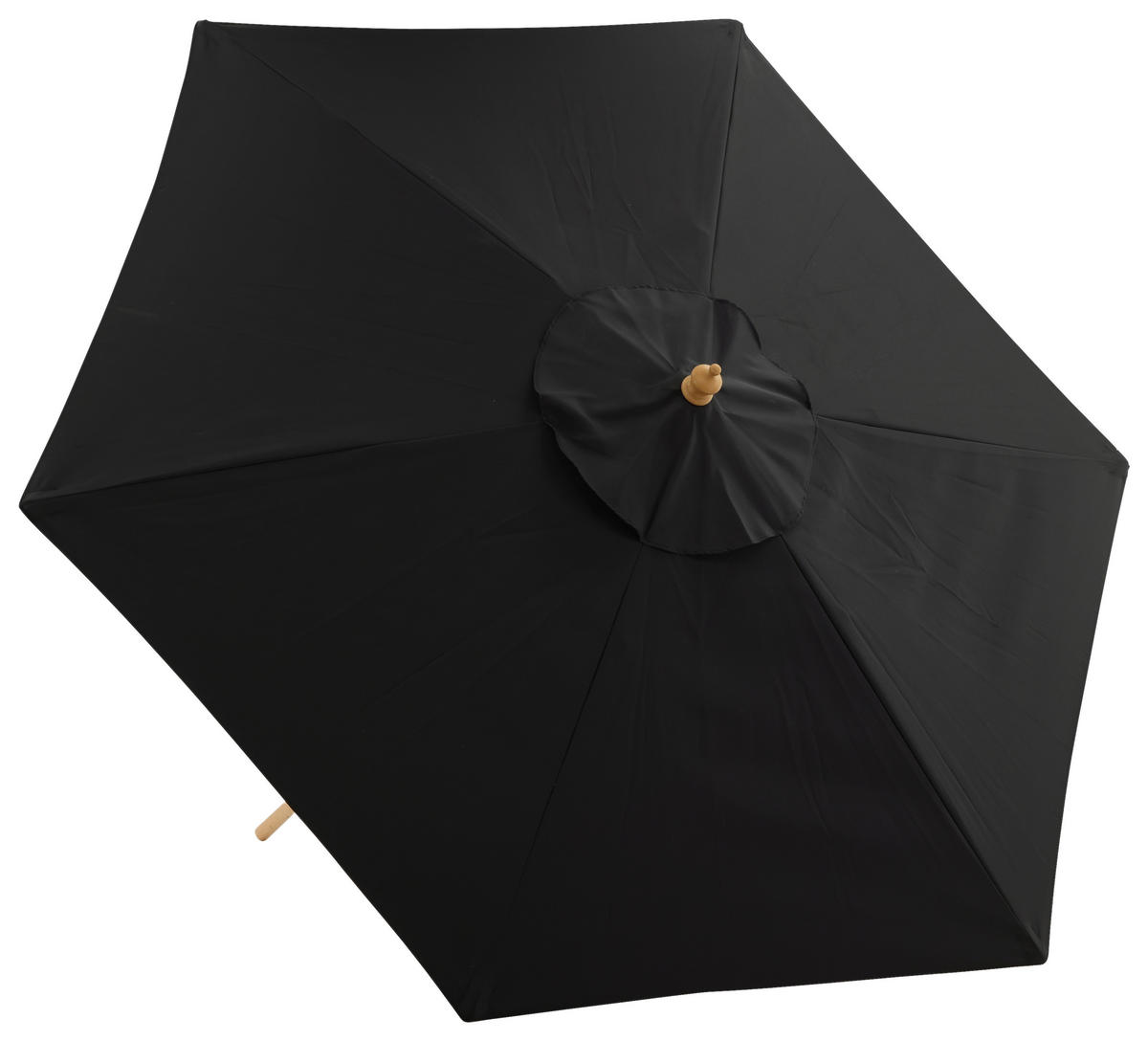 SONNENSCHIRM 250 cm  - Schwarz, KONVENTIONELL (250/232cm) - Gardenson