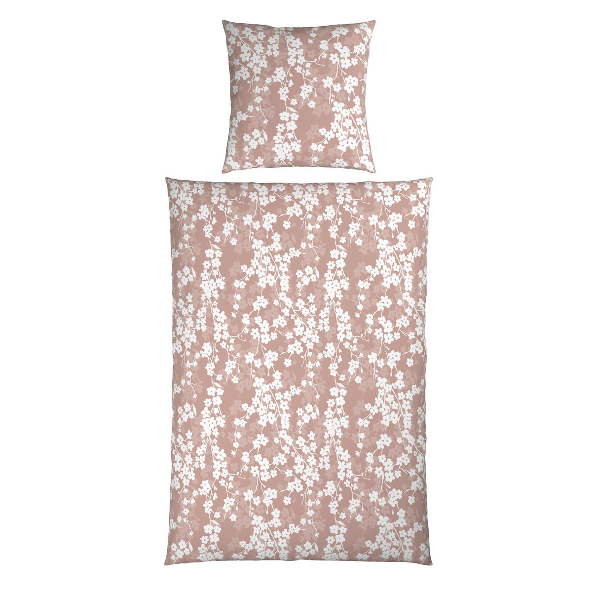 BETTWÄSCHE Musselin 155/220 cm  - Rosa, Textil (155/220cm) - Esposa