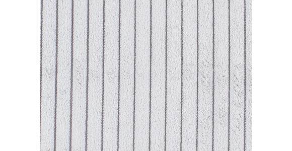 ECKSOFA Hellgrau Cord  - Hellgrau/Schwarz, KONVENTIONELL, Kunststoff/Textil (318/197cm) - Hom`in