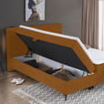 BOXBETT 160/200 cm  in Cognac  - Cognac/Schwarz, Design, Holz/Holzwerkstoff (160/200cm) - Xora