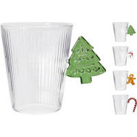 CANĂ PENTRU CAFEA  - multicolor, Basics, sticlă (300ml)