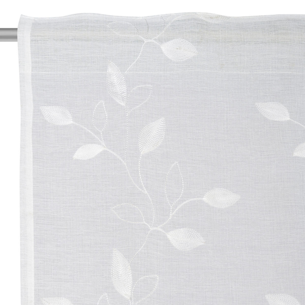 FERTIGVORHANG transparent  - Weiß, KONVENTIONELL, Textil (135/245cm) - Esposa