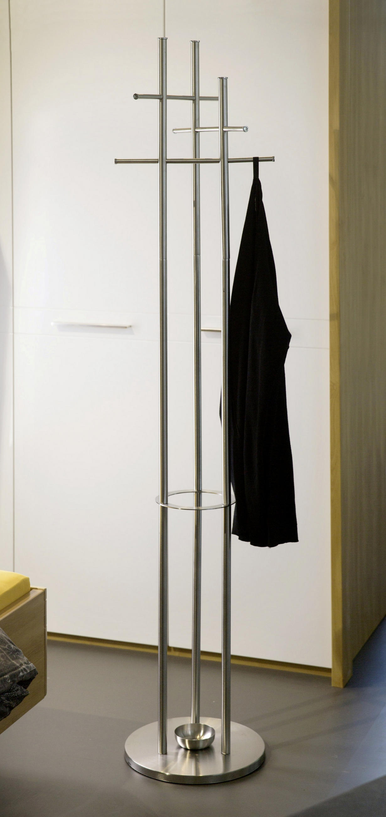 GARDEROBENSTÄNDER in Edelstahlfarben 35/175/35 cm   - Edelstahlfarben, Design, Metall (35/175/35cm)