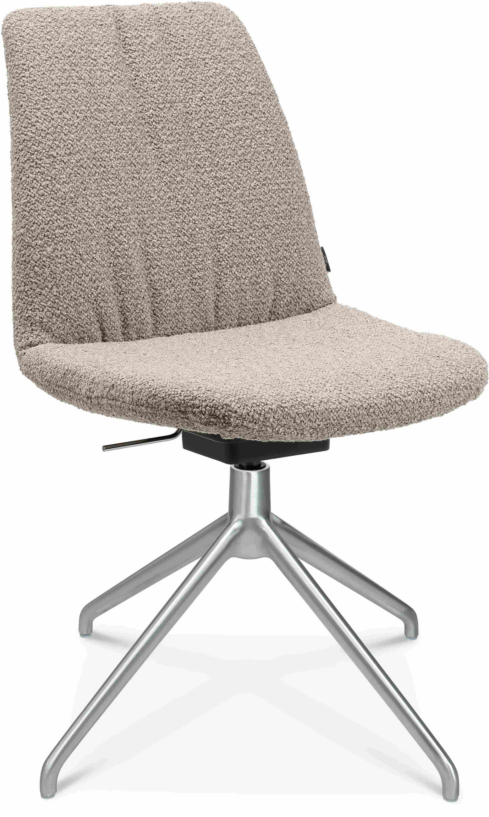 STUHL Flachgewebe Ecru - Ecru, Design, Textil/Metall (46/81,5-84,5/55cm) - Johann Jakob