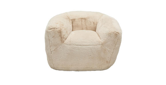 SESSEL in Teddystoff Creme  - Creme, KONVENTIONELL, Textil (115/80/110cm) - Carryhome
