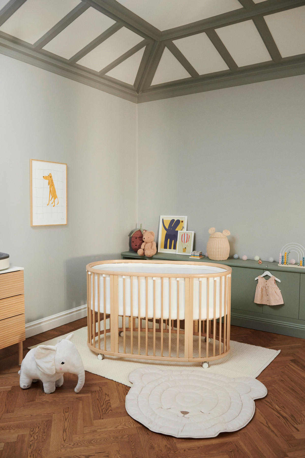 GITTERBETT Sleepi V3  141/74/78 cm   - Naturfarben, Basics, Holz (141/74/78cm) - Stokke