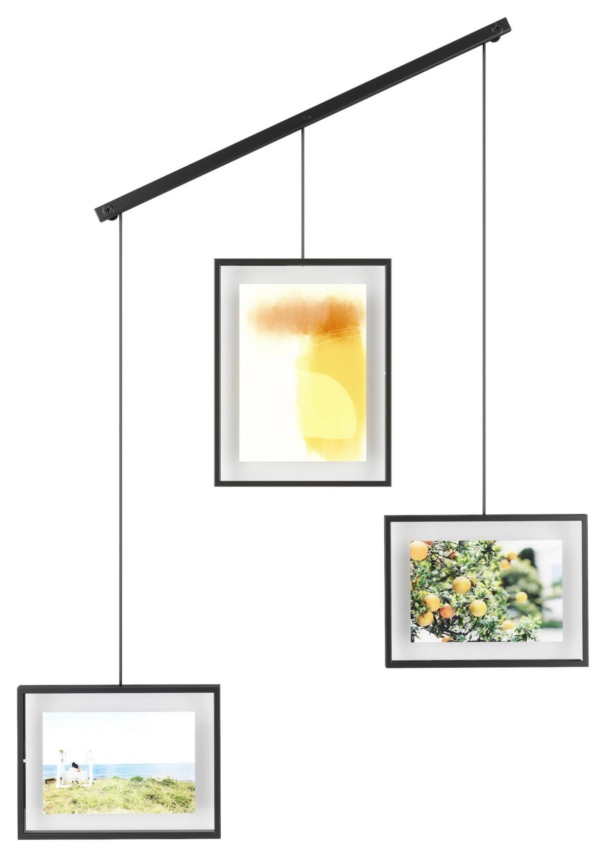 COLLAGERAM 45,7/2,5/67 cm  - svart, Design, metall/glas (45,7/2,5/67cm) - Umbra