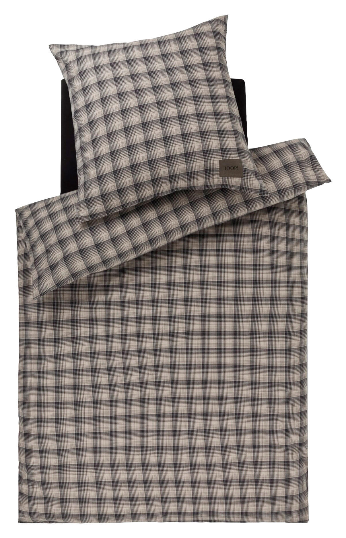 BETTWÄSCHE Flanell 155/220 cm  - Taupe, KONVENTIONELL, Textil (155/220cm) - Joop!