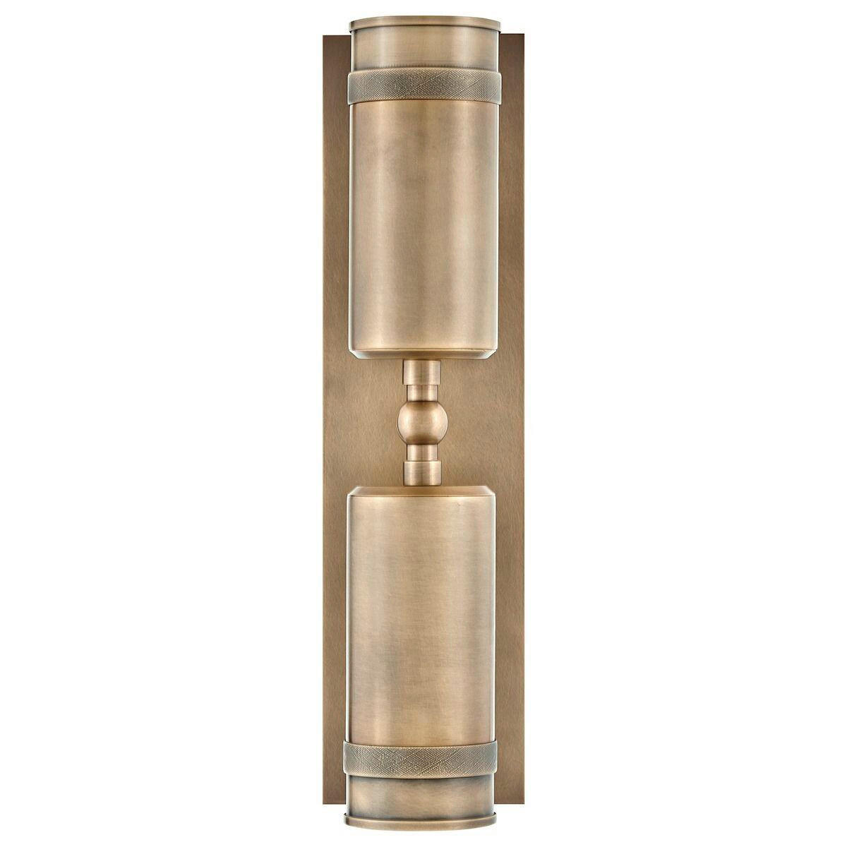 WANDLEUCHTE Hinkley 48,3/12,7/14,7 cm  - Messingfarben, Design, Glas/Metall (48,3/12,7/14,7cm) - Elstead Lighting