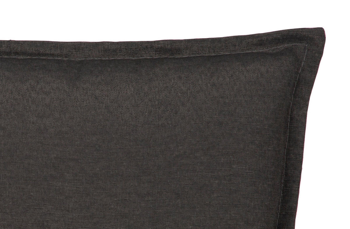 SESSELAUFLAGE Uni  - Dunkelgrau, Basics, Textil (98/46/8cm) - Gardenson