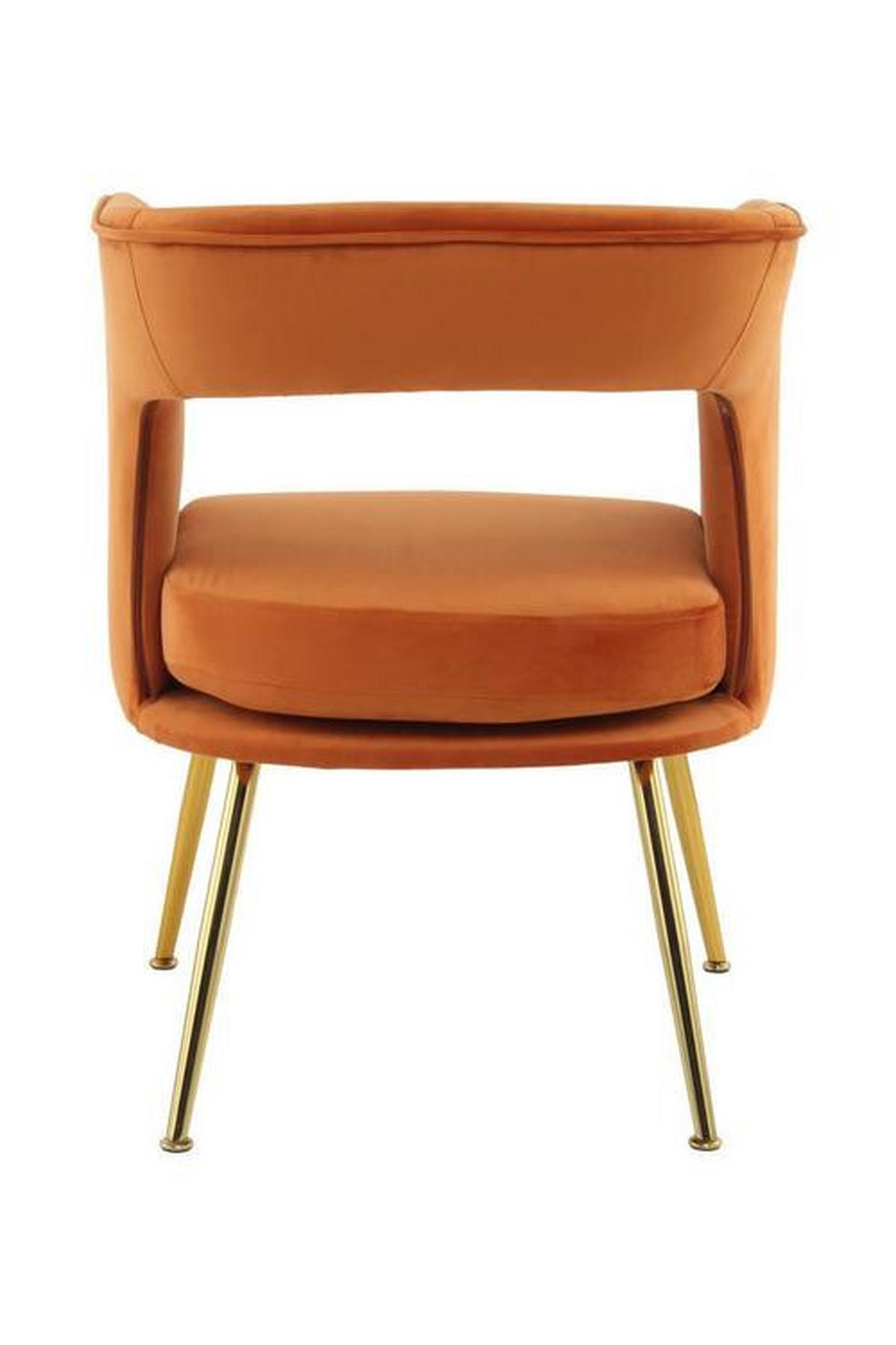 STOLIČKA S PODRÚČKAMI, železo, oranžová - oranžová, Trend, kov/kompozitné drevo (63/60/77cm)
