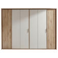 DREHTÜRENSCHRANK  in Eichefarben, Kaschmir  - Kaschmir/Eichefarben, Design, Holz/Holzwerkstoff (300/225,5/60,2cm) - Xora