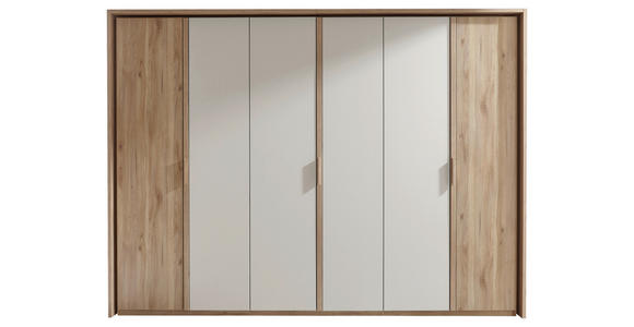 DREHTÜRENSCHRANK  in Eichefarben, Kaschmir  - Kaschmir/Eichefarben, Design, Holz/Holzwerkstoff (300/225,5/60,2cm) - Xora