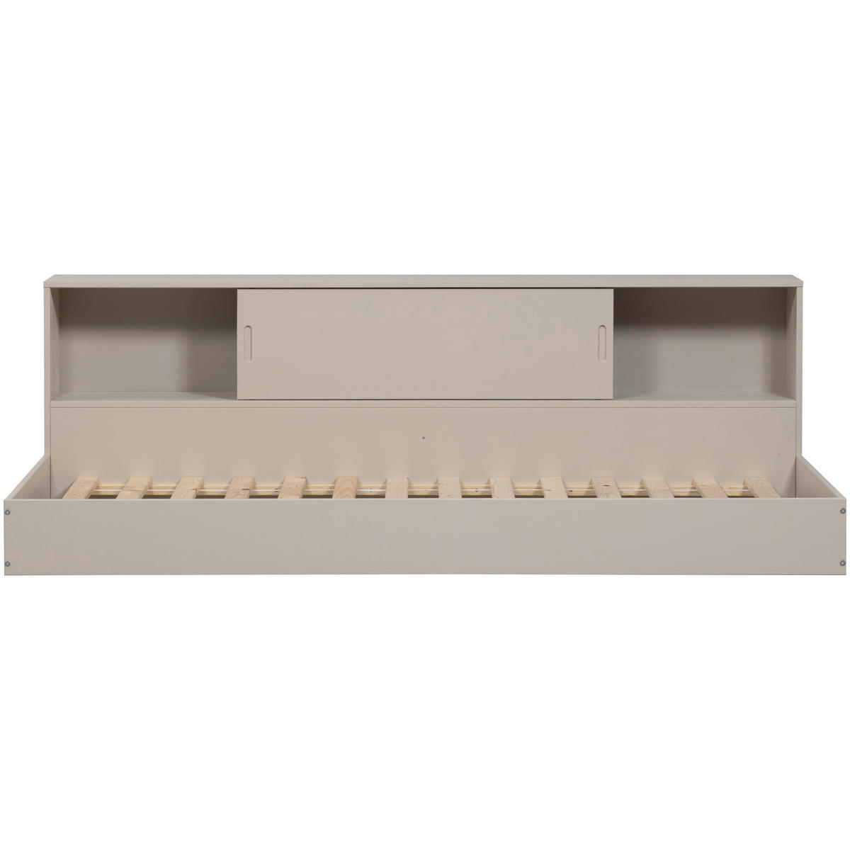 BODENBETT. 90/200 cm  in Grau  - Grau, Basics, Holz (90/200cm) - MID.YOU