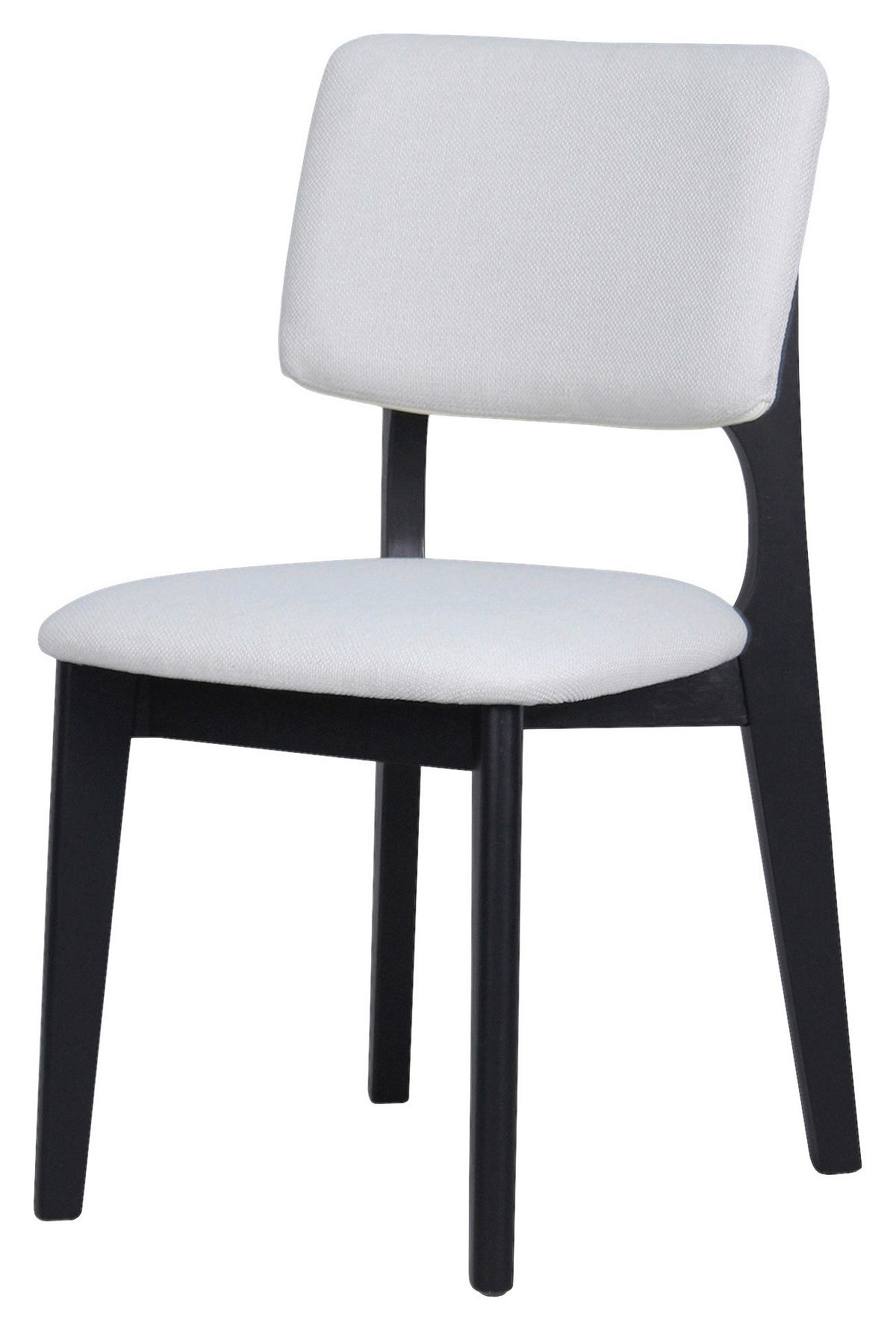 STUHL-SET 2 Stück  in Webstoff  - Beige/Schwarz, MODERN, Holz/Textil (48/87/54cm) - MID.YOU