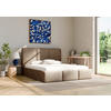 POLSTERBETT Bettkasten, Lattenrost 180/200 cm  in Schlammfarben  - Schlammfarben/Schwarz, Design, Holz/Textil (180/200cm) - Boxxx