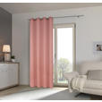 ÖSENVORHANG halbtransparent  - Kupferfarben, Design, Textil (140/245cm) - Esposa