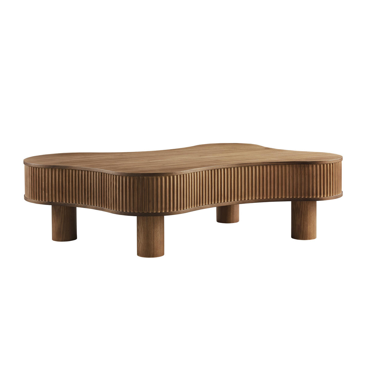 COUCHTISCH - Walnussfarben, MODERN, Holzwerkstoff (116/77/32cm) - Livetastic