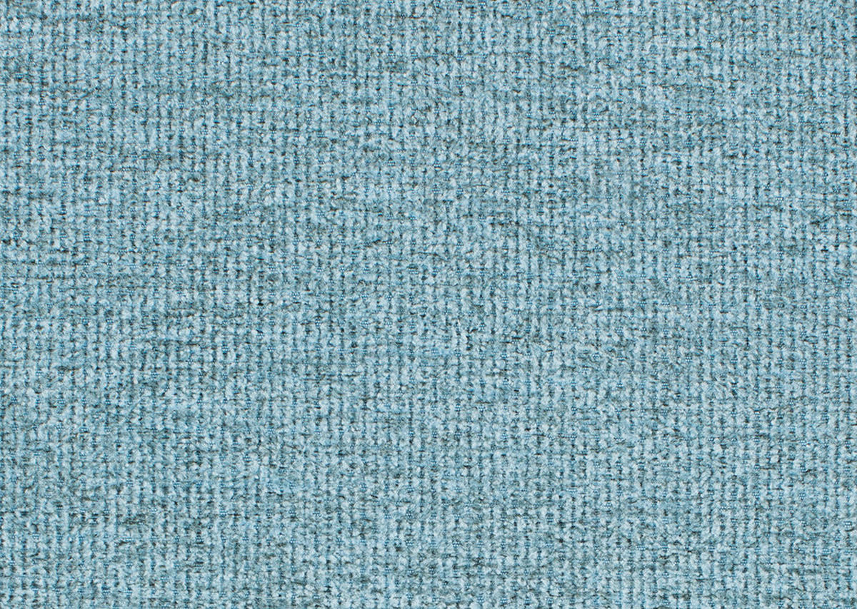 ECKSOFA in Webstoff Hellblau  - Schwarz/Hellblau, Design, Textil/Metall (265/180cm) - Carryhome