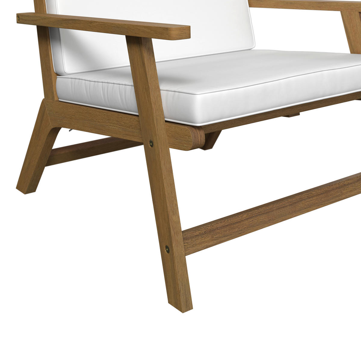 BALKONSET   - Akaziefarben, MODERN, Holz (70/72/78cm) - Ambia Garden