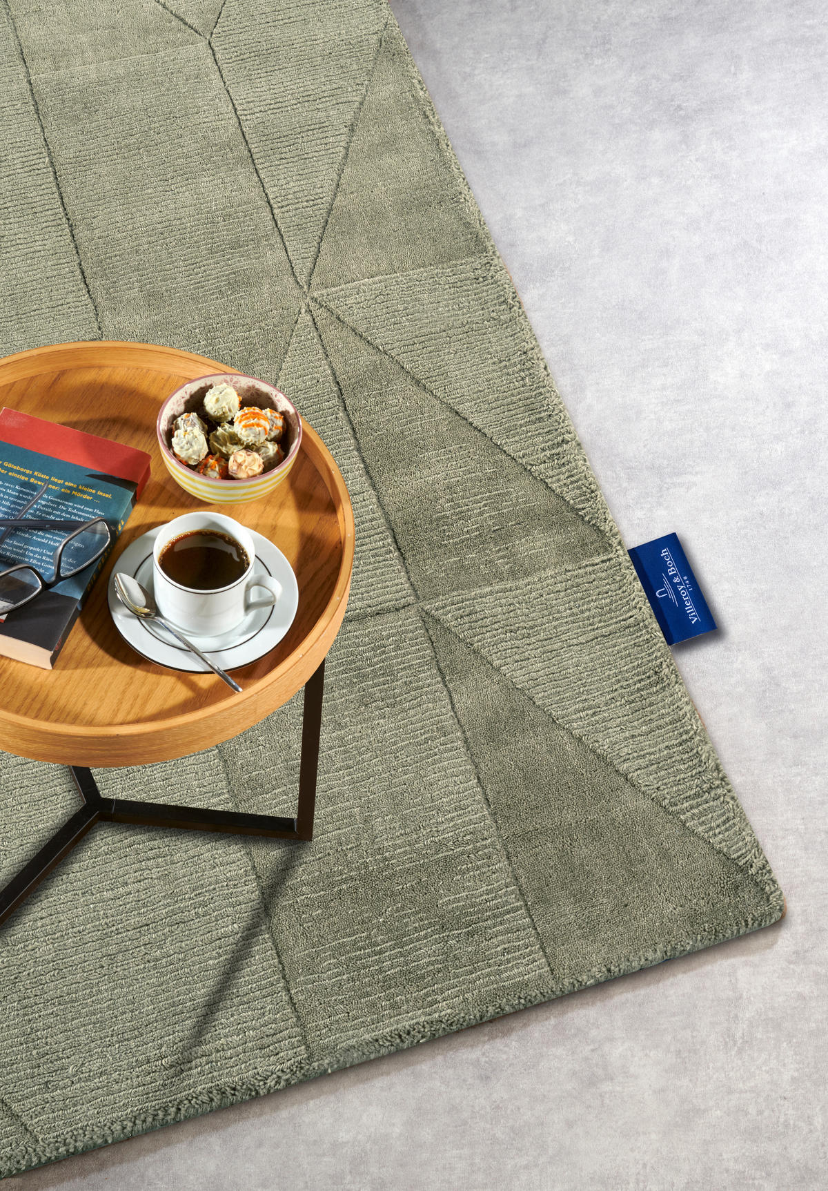 HANDWEBTEPPICH 120/170 cm Kollektion 1906 Grün  - Grün, Basics, Textil (120/170cm) - Villeroy & Boch