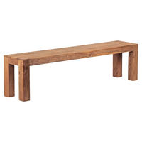 SEDACÍ LAVICE, akácie, barvy akácie - barvy akácie, Moderní, dřevo (180/45/35cm) - MID.YOU