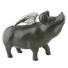 SPARDOSE - Silberfarben/Schwarz, Trend, Kunststoff (23/17/10cm) - KARE-Design