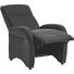 FERNSEHSESSEL Lederlook Schwarz - Schwarz, Design, Kunststoff/Textil (73/108-75,5/92,5-163cm) - Carryhome