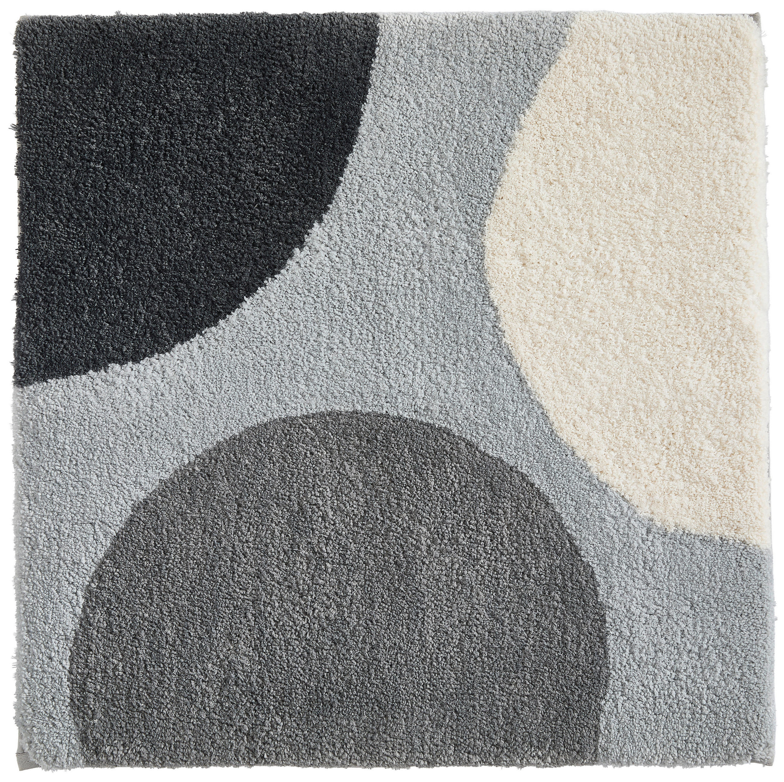 BADEMATTE Grau 60/60 cm  - Grau, Basics, Kunststoff/Textil (60/60cm) - Esposa
