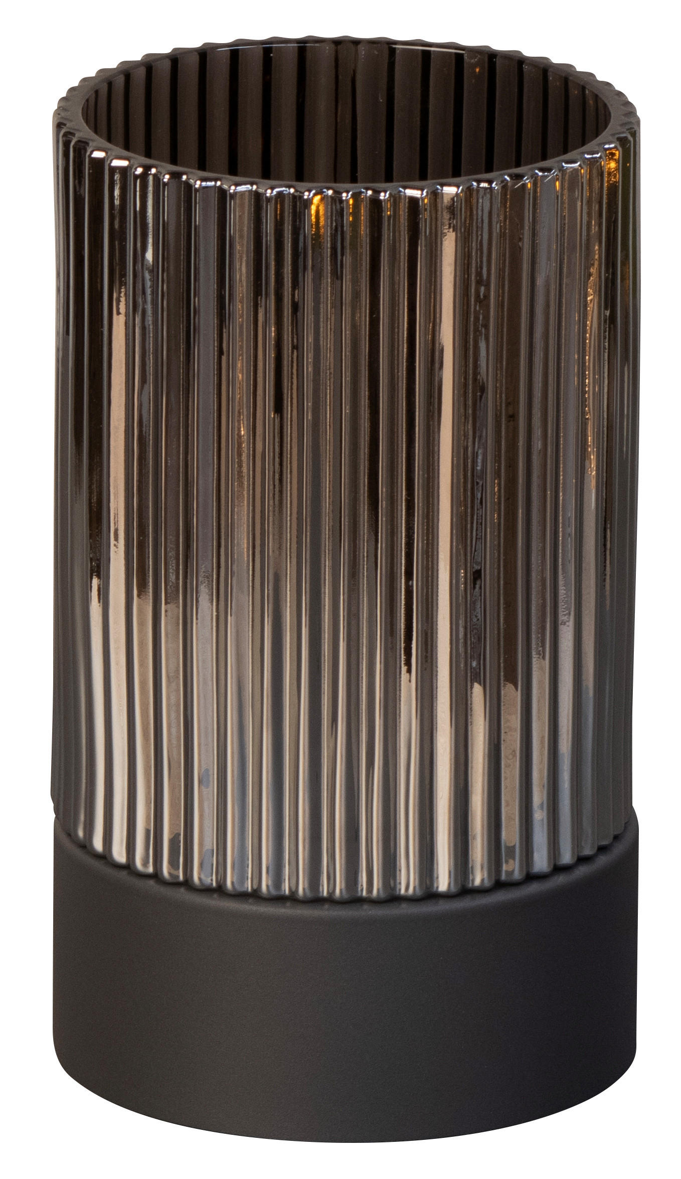 AKKU-TISCHLEUCHTE Ariva Pro 12/20 cm  - Grau, Design, Glas/Metall (12/20cm)