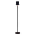 AKKU-STEHLEUCHTE 22/130 cm    - Schwarz, KONVENTIONELL, Kunststoff/Metall (22/130cm) - Novel