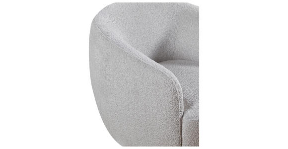 SESSEL Bouclé Grau - Schwarz/Grau, Design, Textil/Metall (84/73/84cm) - Carryhome