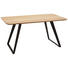 ESSTISCH in Holz, Metall 160/90/76 cm - Eichefarben/Schwarz, Design, Holz/Metall (160/90/76cm) - Voleo ESSTISCH in Holz, Metall 160/90/76 cm - Eichefarben/Schwarz, Design, Holz/Metall (160/90/76cm) - Voleo
