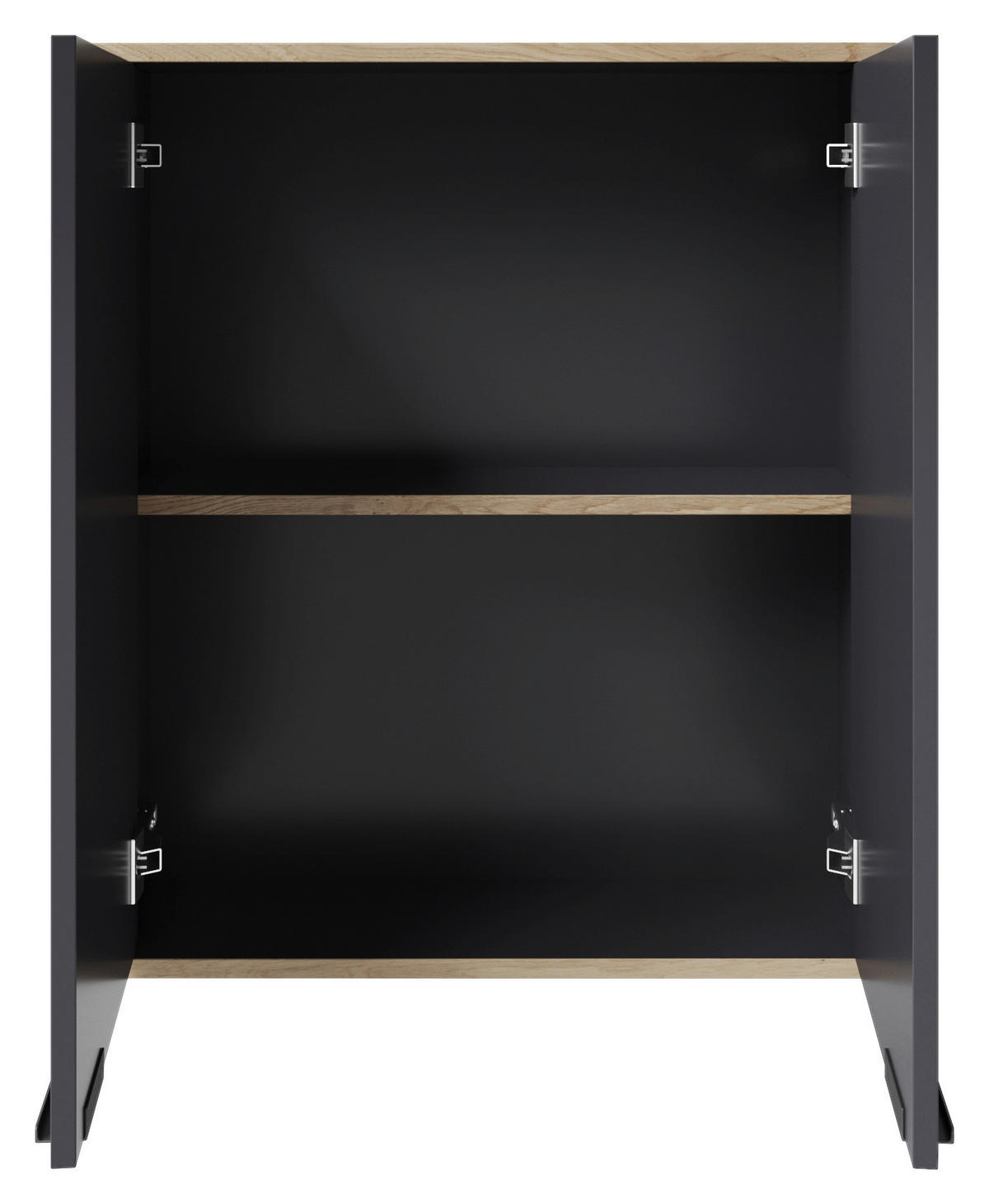 HÄNGESCHRANK 60/63/32,5 cm  - Eiche Artisan/Grau, MODERN, Holzwerkstoff/Kunststoff (60/63/32,5cm) - MID.YOU