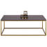 COUCHTISCH in Glas, Keramik, Metall - Goldfarben/Schwarz, Trend, Glas/Keramik (120/70/42cm) COUCHTISCH in Glas, Keramik, Metall - Goldfarben/Schwarz, Trend, Glas/Keramik (120/70/42cm)