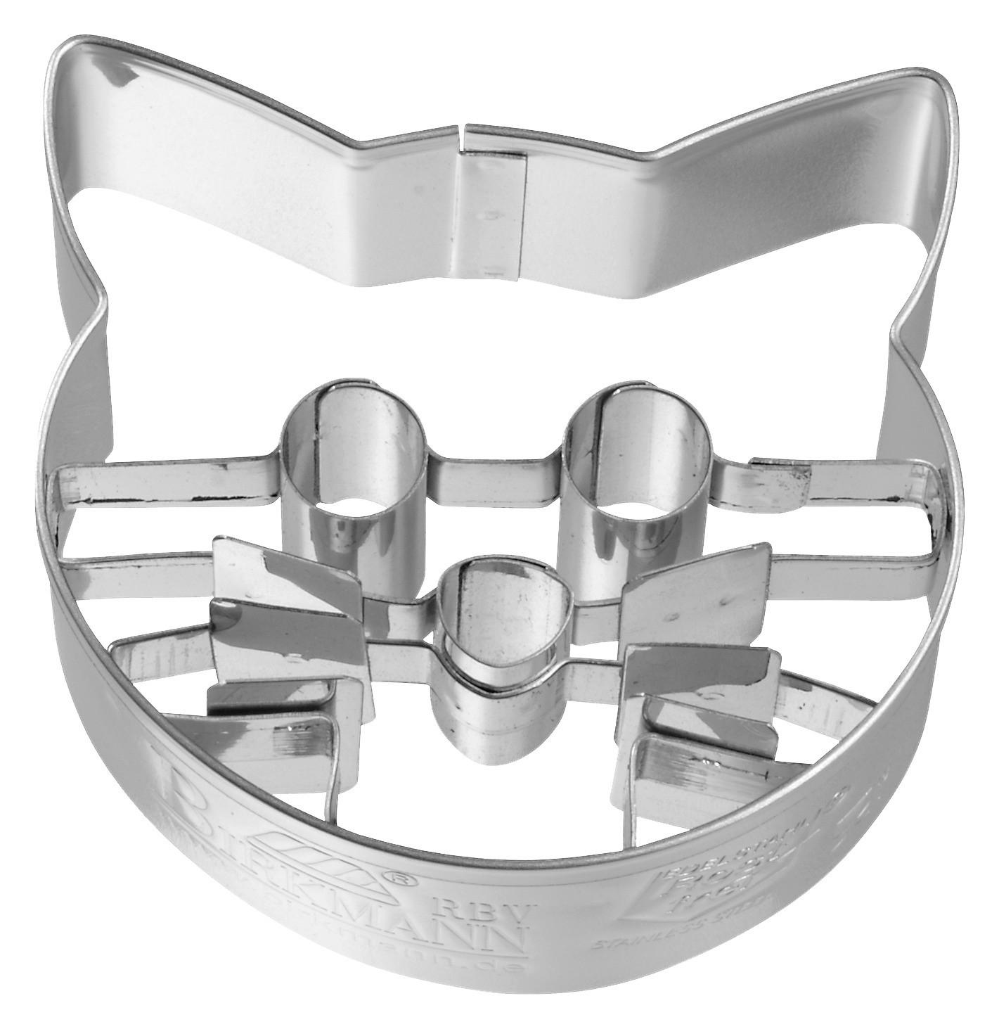 KEKSAUSSTECHFORM - Edelstahlfarben, Basics, Metall (5,3/2,5/5cm) - Birkmann